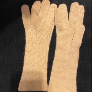 100 cashmere gloves medium/small new